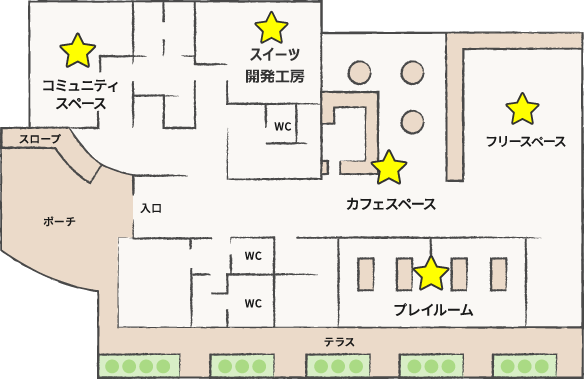 ヌクモの見取り図イラスト
